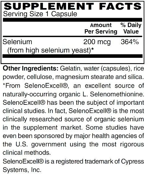 Selenium 200mg